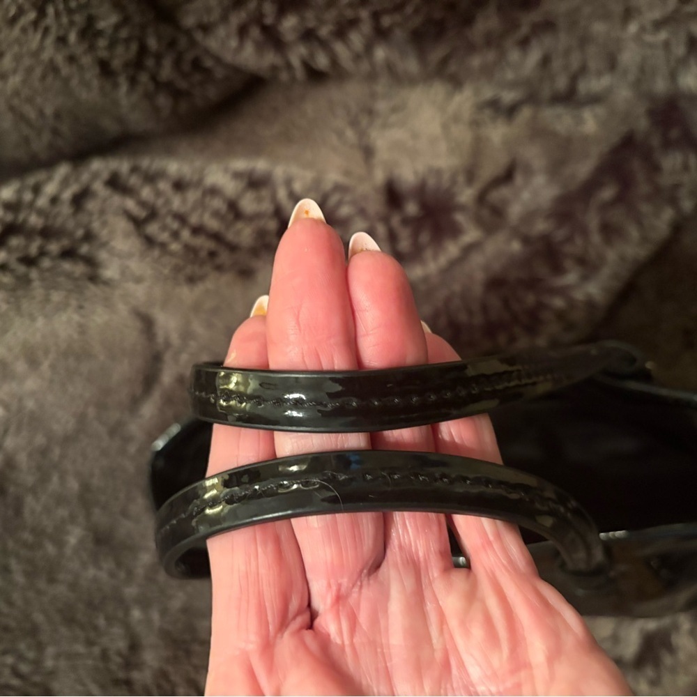 Coach Black Patent petite tote - Picture 10 of 13